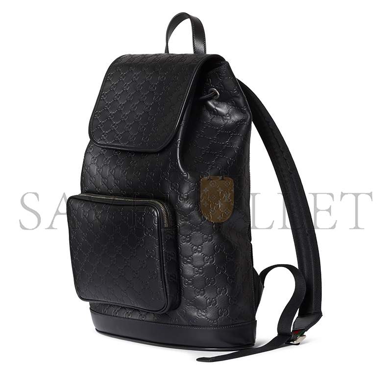 GUCCI GG EMBLEM MEDIUM BACKPACK 854750 (44*34*15cm) GUCCI GG EMBLEM MEDIUM BACKPACK 854750 (44*34*15cm)